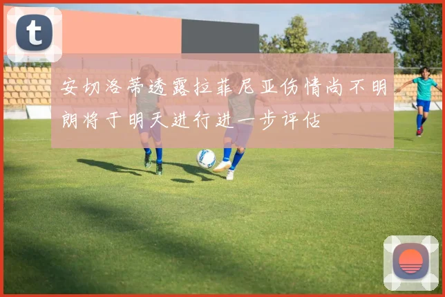 安切洛蒂透露拉菲尼亚伤情尚不明朗将于明天进行进一步评估